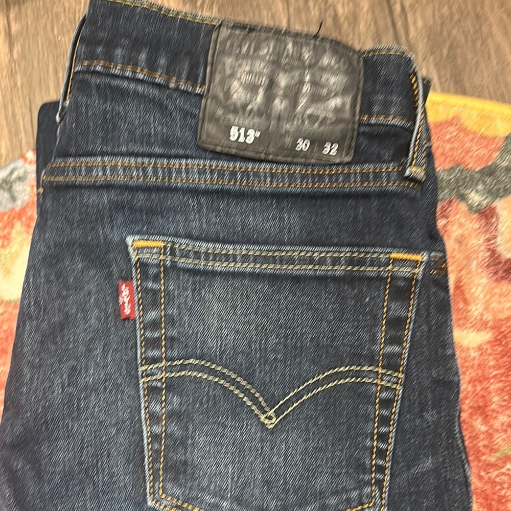 Levi's 513 Slim Straight Jeans - Dark Wash